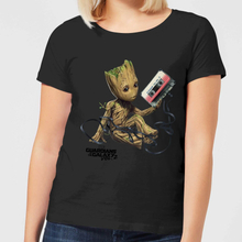 Guardians Of The Galaxy Groot Tape Women's Christmas T-Shirt - Black - S