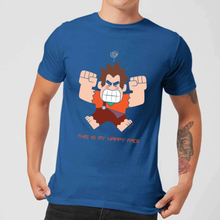 Wreck-it Ralph This Is My Happy Face Men's T-Shirt - Royal Blue - S