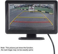 5 Zoll 480 * 272 Auto Monitor TFT LCD Farbdisplay Auto Rückfahrmonitor mit 2 AV Eingang für Auto Rückfahrkameras Auto Parking Backup Reverse Monitor System