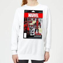 Marvel Deadpool Action Figure Women's Sweatshirt - White - S - White
