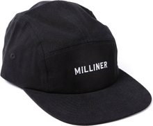 Milliner 5 Panel Cotton Black with Milliner Embroidered