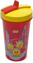 Lego Tumbler With Straw Iconic Boy Home Meal Time Water Bottles Rød LEGO STORAGE*Betinget Tilbud