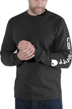 CARHARTT T-Shirt Sleeve Logo L/S Black (S)