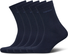 Solid So 5P Lingerie Socks Regular Socks Marineblå Esprit Socks*Betinget Tilbud