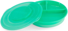 Twistshake Divided Plate 6+M Pastel Green Home Meal Time Plates & Bowls Plates Green Twistshake