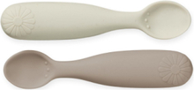 Flower Spoons, 2 Pack Home Meal Time Cutlery Multi/mønstret Cam Cam Copenhagen*Betinget Tilbud