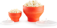 Lékué Mini popcornskål, 2 stk.
