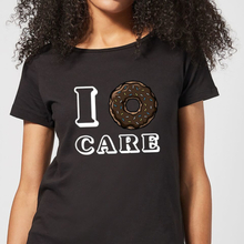 I Donut Care Women's T-Shirt - Black - 5XL