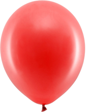 Rainbow Latexballonger Pastell Röda