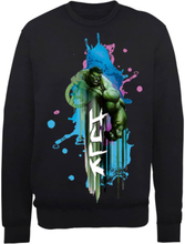 Marvel Avengers Assemble Hulk Art Burst Sweatshirt - Black - XL