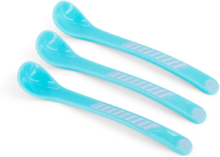 Twistshake 3X Feeding Spoon 4+M Pastel Blue Home Meal Time Cutlery Blå Twistshake*Betinget Tilbud