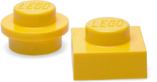 Lego Magnet Set Round And Square Home Kids Decor Decoration Accessories/details Gul LEGO STORAGE*Betinget Tilbud