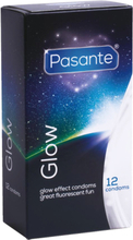 Pasante Glow: Kondomer, 12-pack