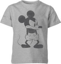 Disney Angry Mickey Mouse Kids' T-Shirt - Grey - 3-4 Years - Grey