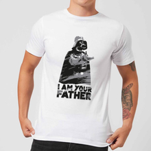 Star Wars Darth Vader I Am Your Father Sketch Men's T-Shirt - White - 5XL - White