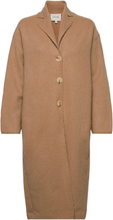 Mia Coat Outerwear Coats Winter Coats Brun House Of Dagmar*Betinget Tilbud