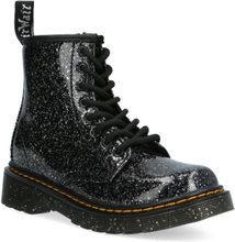 1460 J Black Cosmic Glitter Boots Støvler Black Dr. Martens