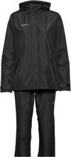 Core Explore Rain Set W Sport Rainwear Rain Coats Black Craft