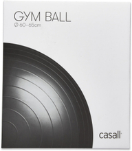 Gym Ball 60-65 Cm Accessories Sports Equipment Workout Equipment Foam Rolls & Massage Balls Svart Casall*Betinget Tilbud