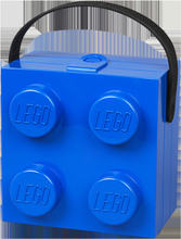 Box W. Handle - Classic Home Kids Decor Storage Storage Boxes Blå LEGO STORAGE*Betinget Tilbud
