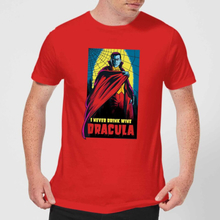 Universal Monsters Dracula Retro Men's T-Shirt - Red - S