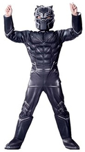 Black Panther Kostume Børn - Inkl. Maske + Dragt - Small (110-120 cm)