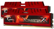 G.Skill Ripjaws-X - DDR3 - sarja - 16 Gt: 2 x 8 Gt - DIMM 240-nastainen - 1600 MHz / PC3-12800 - CL10 - 1,5 V - puskuroimaton - ei-ECC-ominaisuus