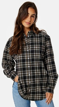 TOMMY JEANS Check Overshirt 0GR Black Check XS