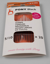 Pony Black Synl Str. 5/10 - 20 styck
