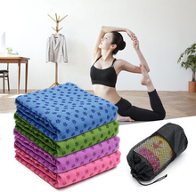 1Pcs 183x63 CM Stylish Yoga Mat Towel Multi-color Microfiber Towel Anti-slip Sport Towel
