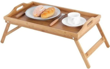 GL30617-Bambu hopfällbar sängbricka frukost sängbord