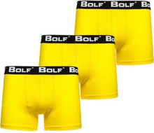 Bokserki męskie żółte Bolf 0953-3P 3 PACK