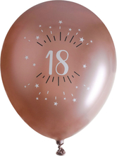Ballonger 18 År Birthday Party Roseguld
