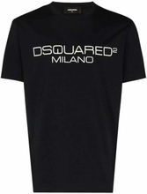 Milano Logo Print T-skjorte med kort ermet