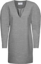 Dallas V-Neck Dress Kort Kjole Grey DESIGNERS, REMIX