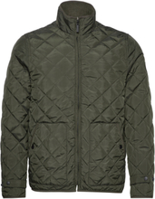 Fjord Quilted Reversible Jacket - G Vattert Jakke Grønn Knowledge Cotton Apparel*Betinget Tilbud