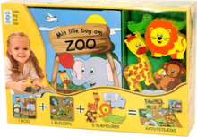 Min Lille Zoo Toys Puzzles And Games Puzzles Pegged Puzzles Multi/patterned GLOBE