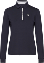 Rebecca Poloshirt Ls Sport T-shirts & Tops Polos Navy Lexton Links