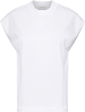 Maggie T-Shirt T-shirts & Tops Short-sleeved Hvit House Of Dagmar*Betinget Tilbud