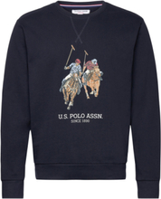 Uspa Sweat O Neck Ekrem Men Tops Sweatshirts & Hoodies Sweatshirts Navy U.S. Polo Assn.