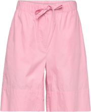 Tilde Shorts Gots Bottoms Shorts Bermudas Pink Basic Apparel