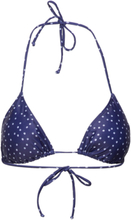 Trinidad Top Swimwear Bikinis Bikini Tops Triangle Bikinitops Marineblå Missya*Betinget Tilbud