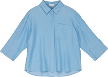 Lyseblå Iben Ibenero skjorte - Sky Bluse and Shirts