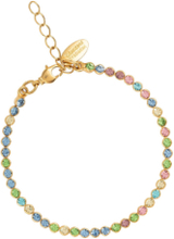 Siri Bracelet Gold Accessories Jewellery Bracelets Chain Bracelets Multi/mønstret Caroline Svedbom*Betinget Tilbud