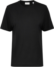 Claudia T-Shirt Tops T-shirts & Tops Short-sleeved Black House Of Dagmar