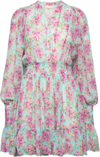 Georgette Mini Dress Dresses Summer Dresses Blå By Ti Mo*Betinget Tilbud