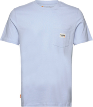 Wf Roc Pocket Tee T-shirts Short-sleeved Blå Timberland*Betinget Tilbud