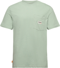 Wf Roc Pocket Tee T-shirts Short-sleeved Grønn Timberland*Betinget Tilbud