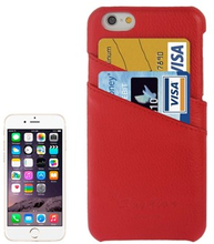 Fashion Læder Cover til iPhone 6/ iPhone 6S - Rød