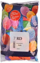 Bini Balloons Ballonger Ass. frger 21cm - 100 st